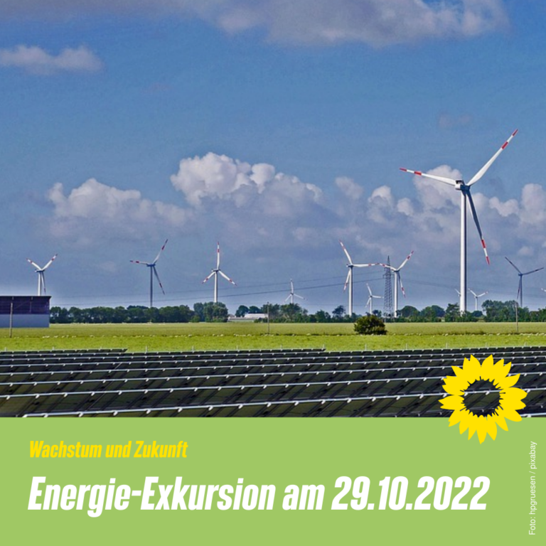Energie-Exkursion und Gespräch mit MdL Martin Hahn und weiteren Expert*innen