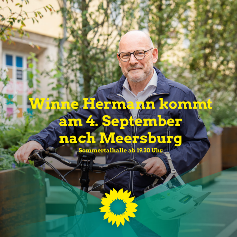 Landesverkehrsminister Winne Hermann in Meersburg