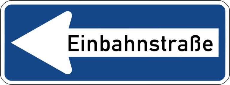 Einbahnregelung bleibt bestehen