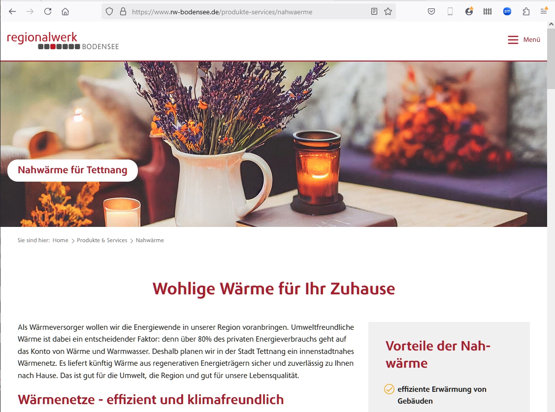 Nahwärme Tettnang