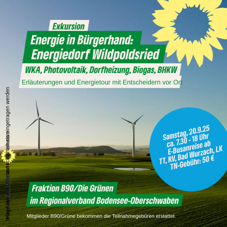 Exkursion Energiedorf Wildpoldsried