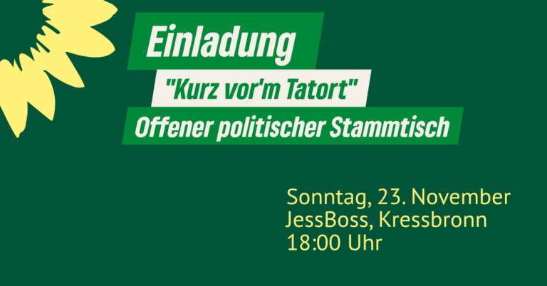 Einladung “Kurz vor’m Tatort”