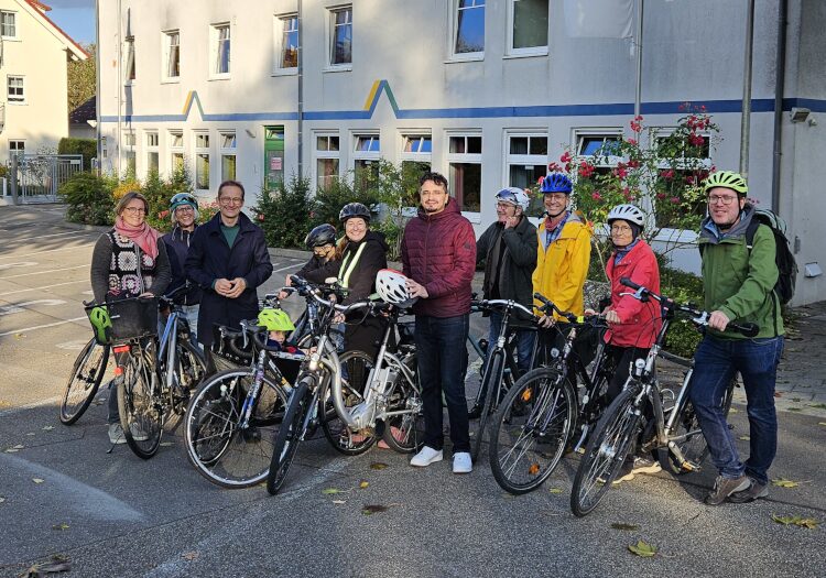 Fahrradtour mit Hermino Katzenstein (MdL) durch Friedrichshafen